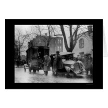 Chasing Bootleggers in Washington, DC 1922 Greeting Card