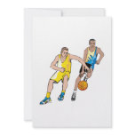 Chasing the basketball