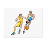 Chasing the basketball