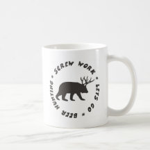 chasse de bière de travail de vis mugs