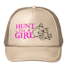 CHASSE DE VERRAT DE FILLE CASQUETTES