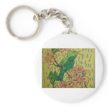 chassie designs I love birds Key Chains