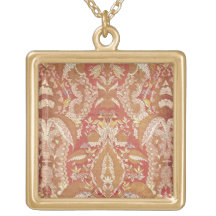Chasuble, lace patterned silk, French, c.1720 Necklaces