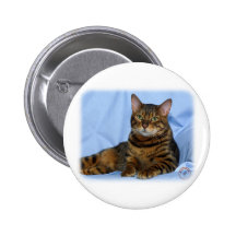 Chat 9W052D-018 du Bengale Pin's Avec Agrafe