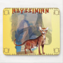 Chat abyssinien Mousepad Tapis De Souris