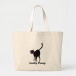 , Chat chanceux Sac Fourre-tout