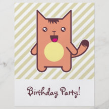 Chat de Kawaii Prospectus En Couleur