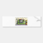 Chat de pirate couche autocollants pour voiture