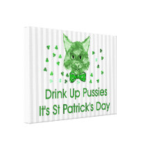 Chat de Scrapper du jour de St Patrick Toiles Tendues