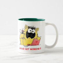 Chat drôle et souris de LOL Mug