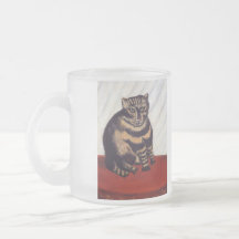 Chat grincheux vintage tasse