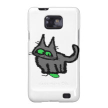 Chat jouant avec un jouet de souris coque galaxy s2