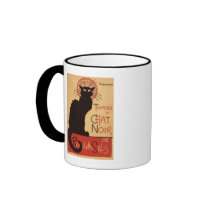 Chat Noir Cabaret Troupe Black Cat Promo Poster Mugs