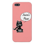 chat noir drôle coques iphone