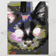 Chat noir prospectus personnalisés