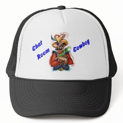 "Chat Room Cowboy" (c) Original Concept Design Hat by ChatRoomCowboy