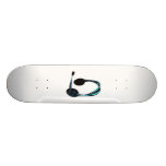 Chat Style Blue Black Headphones Graphic Skate Board Deck
