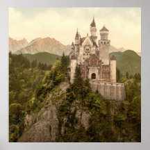 Château allemand Neuschwanstein Posters