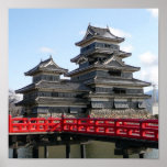 Château au Japon Affiche