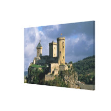 Chateau Comtal Chateau of the Counts of Gallery Wrap Canvas