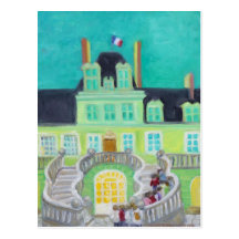 Chateau de Fontainebleau Fantasy Postcards