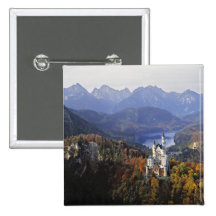 Château de l'Allemagne, Bavière, Neuschwanstein. R Badge