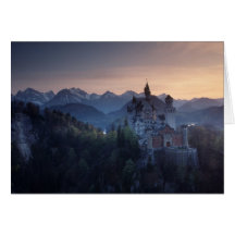 Château de Neuschwanstein, 1800's en retard constr Carte De Vœux
