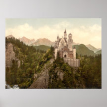 Château de Neuschwanstein, Bavière, Allemagne Posters