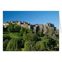 Château d'Edimbourg, Ecosse Cartes De Vœux