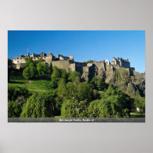 Château d'Edimbourg, Ecosse Posters