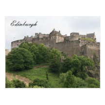 château d'Edimbourg lointain Carte Postale