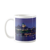 Chateau Frontenac Castle Hotel Night Quebec City Coffee Mug
