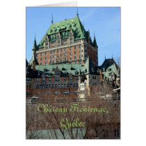 Château Frontenac, Québec, Canada Card