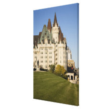 Chateau Laurier Hotel in Ottawa, Ontario, Canada Gallery Wrapped Canvas