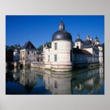 Chateau Tanlay, Tanlay, Burgundy, France Print