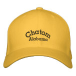 Chatom, Alabama Hat Embroidered Baseball Caps