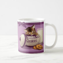 Chaton de boîte à biscuits mug à café