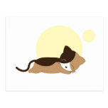 Chaton de sommeil carte postale