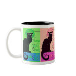 Chats Noir (Black Cats) Mugs