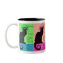 Chats Noir (Black Cats) Mugs