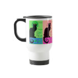 Chats Noir (Black Cats) Coffee Mugs