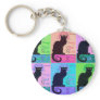 Chats Noir Keychain