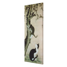 Chats, XVIIème siècle (encre sur la soie) Toiles Tendues