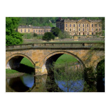 Chatsworth House, Derbyshire, U.K. Postcard