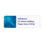 Chatting Dolphin Pair Return Address Mailing Label
