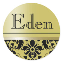 Chaucer Sticker "Eden" (golden/black)