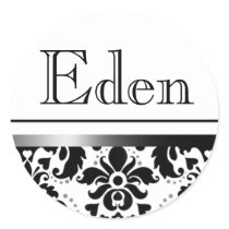 Chaucer Sticker "Eden" (white/black)