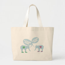Chaussures d'éléphant sacs fourre-tout