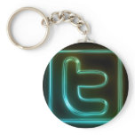 Chaveiro Black Luminous Twitter Keychains