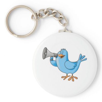 Chaveiro Twitter Bird Key Chain by admalmeida